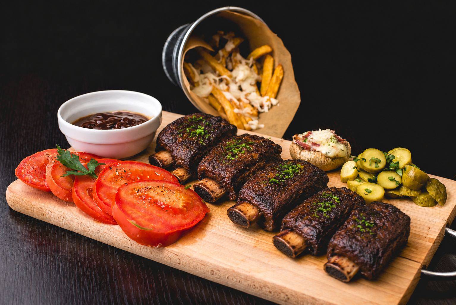 Pitmaster’s Choice Brisket & Braised Rib Bundle - Grain Finished-25% O ...